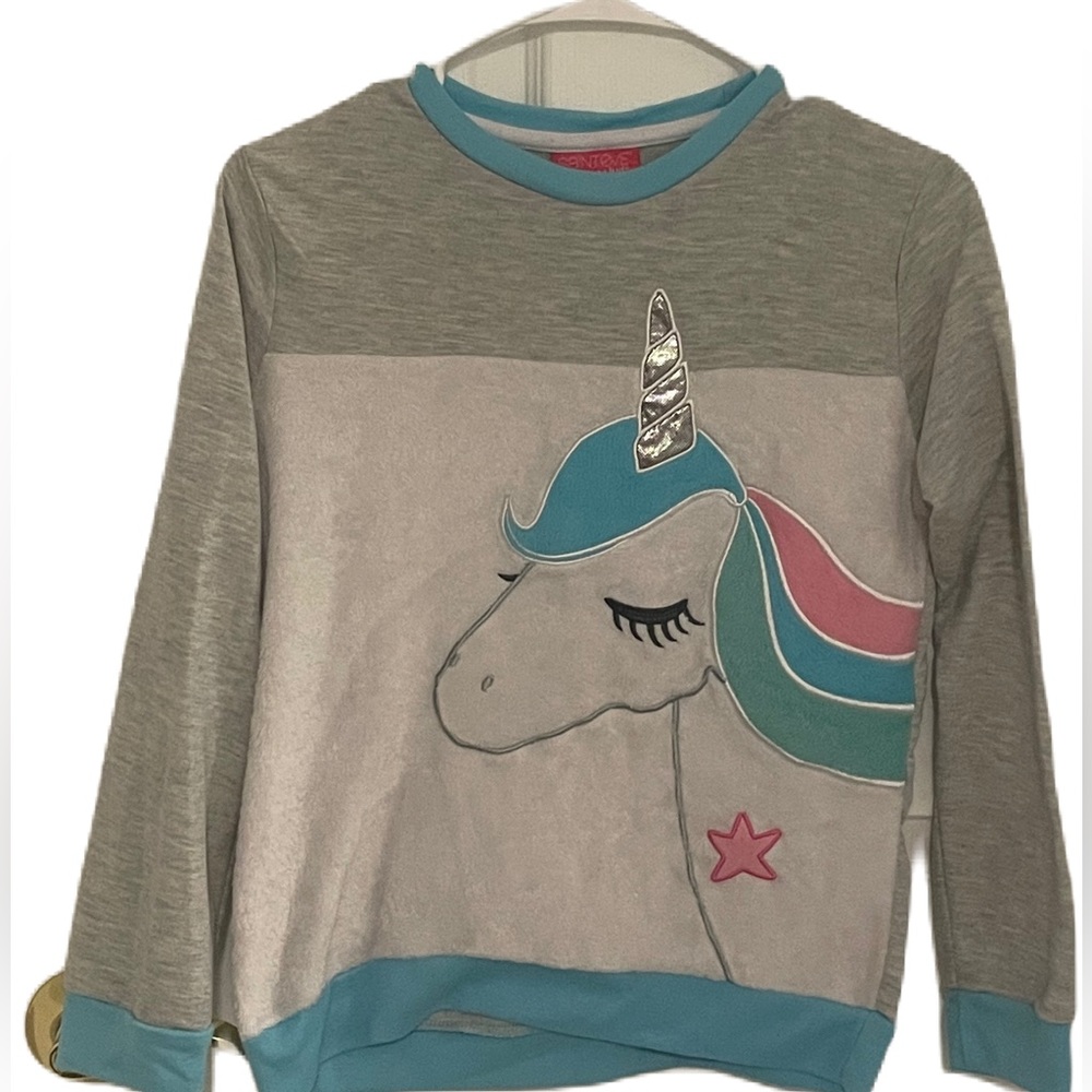 Unicorn Saint Eve Pajama’s Top Size 14/16
